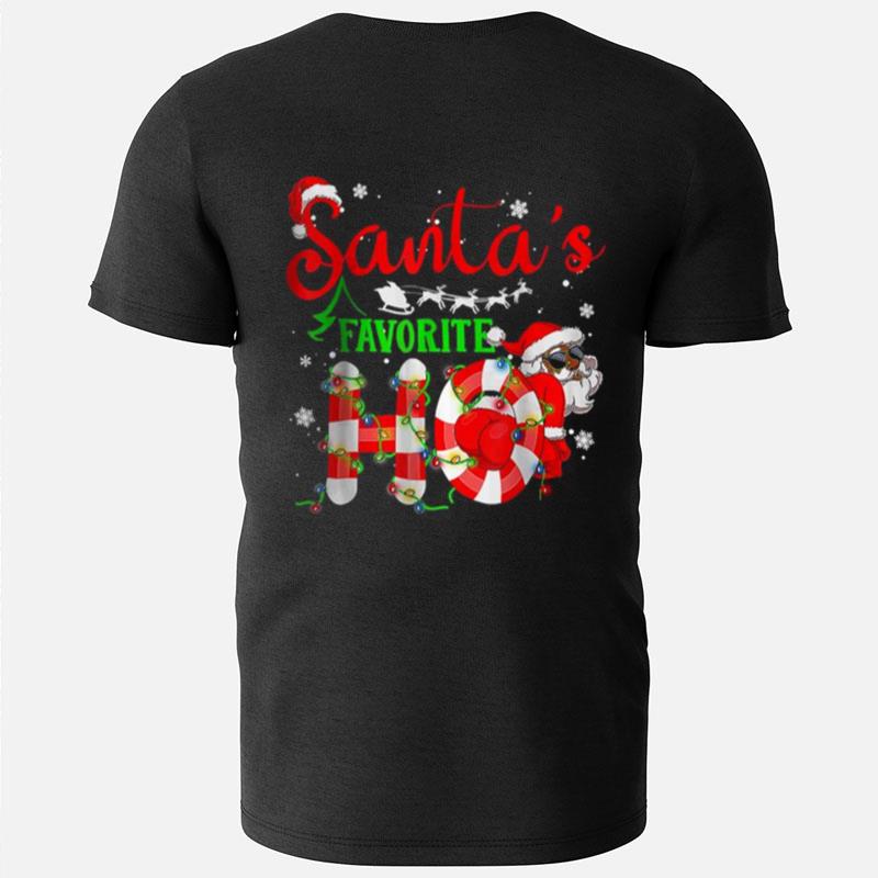 Santas Favorite Ho Santa Favourite Ho Funny Girls Christmas T-Shirts