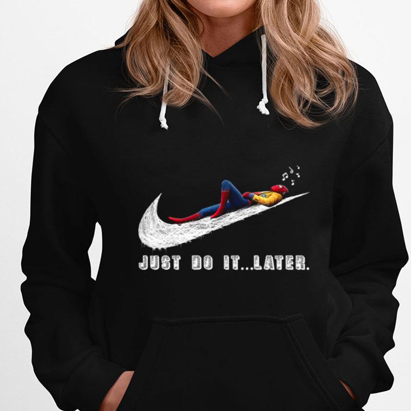 Spider Man Nike Just Do It Later T-Shirts