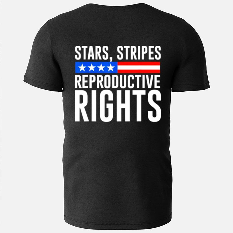 Stars Stripes Reproductive Rights Flag T-Shirts