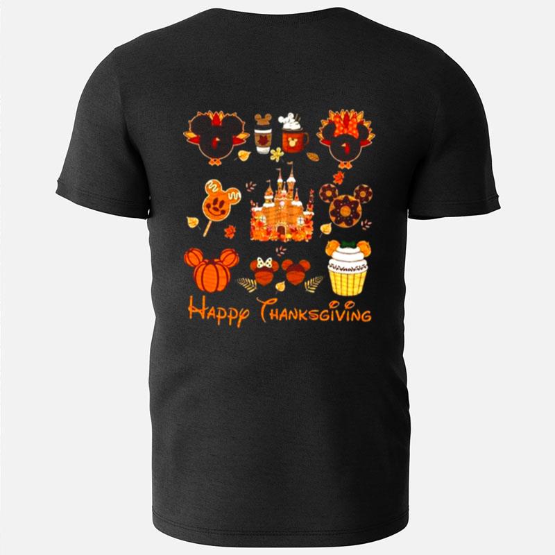Thankful Disney Mickey Mouse Thanksgiving T-Shirts