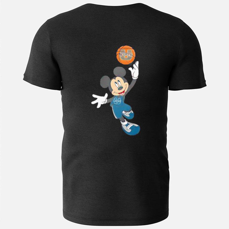 Utah State Aggies Mickey March Madness T-Shirts
