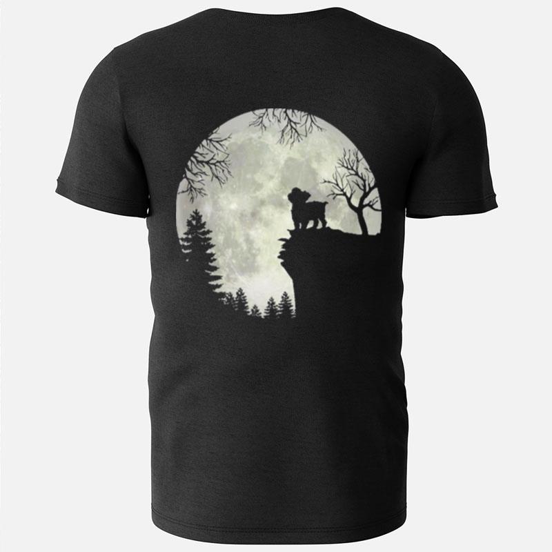 Yorkshire Terrier And Moon Halloween T-Shirts