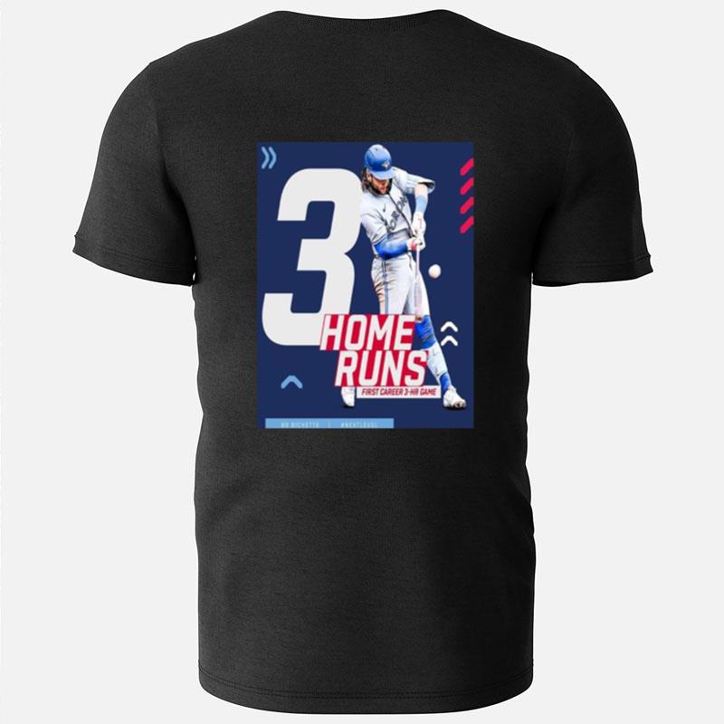 Bo Bichette 3 Home Runs First Career 3 Hr Game For Toronto Blue Jays Essential T-Shirts