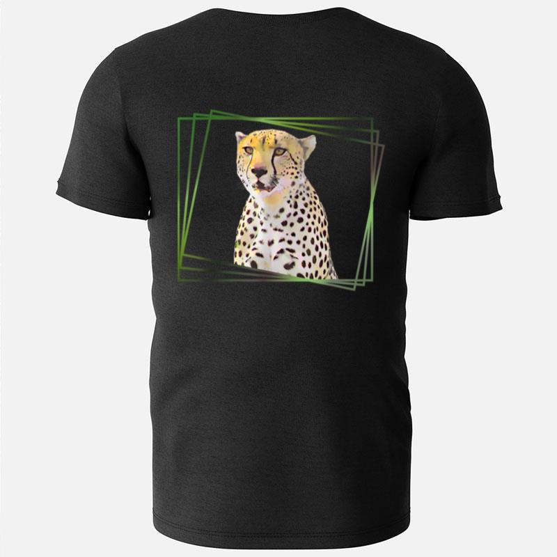 Cheetah Drawing Predatory Cat In Africa T-Shirts