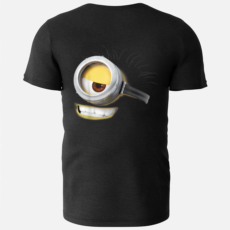 Despicable Me Minions Carl Smirk Face Graphic T-Shirts