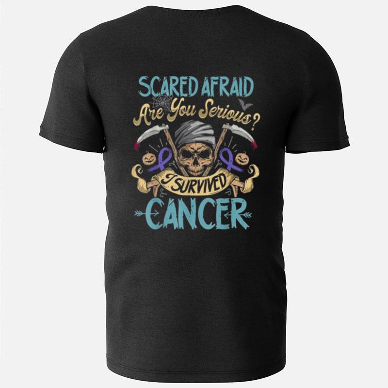 Halloween Cancer Prostate Survivor Breast Cancer Awareness T-Shirts
