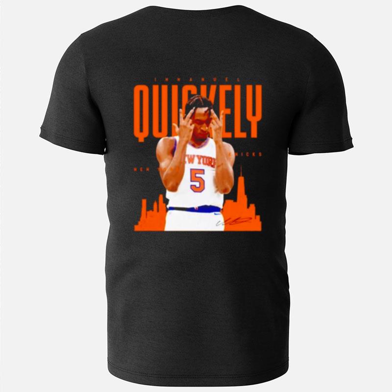 Immanuel Quickley New York Knicks Cityline Signature T-Shirts