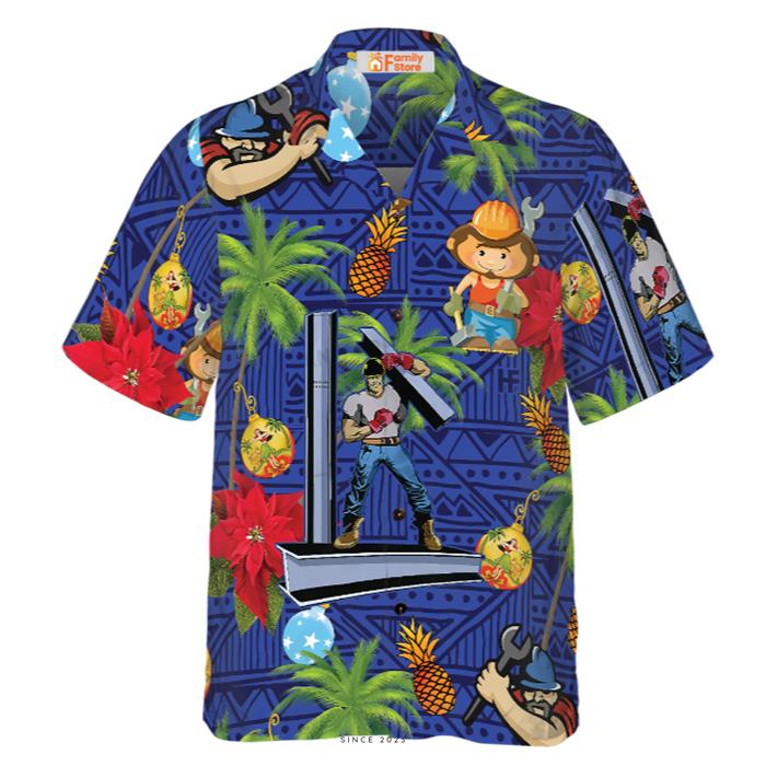 Ironworker Proud Hawaiian Shirt