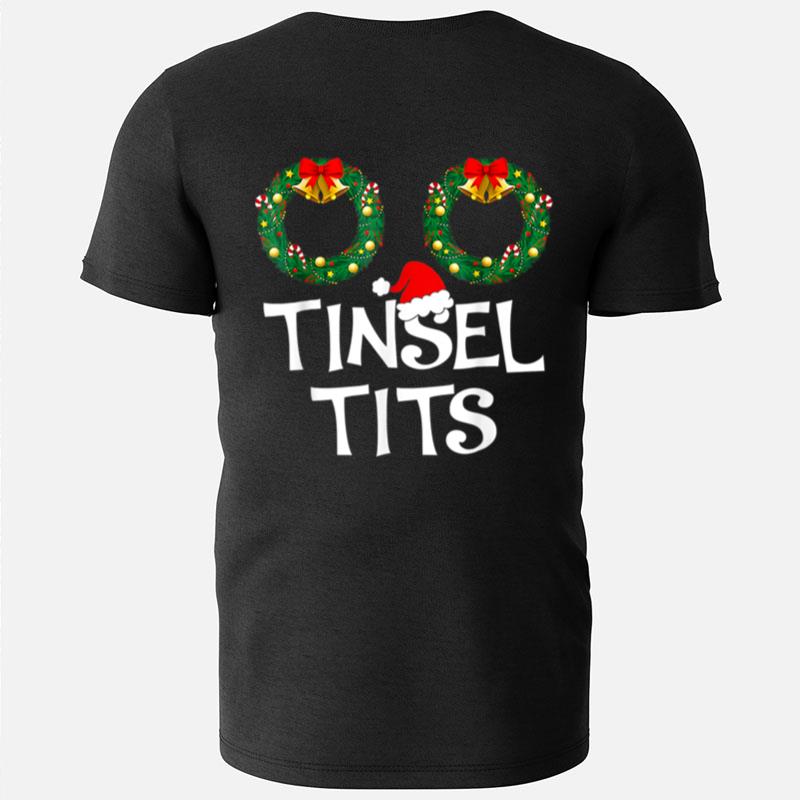 Jingle Balls Tinsel Tits Chestnuts Christmas Party Couple T-Shirts