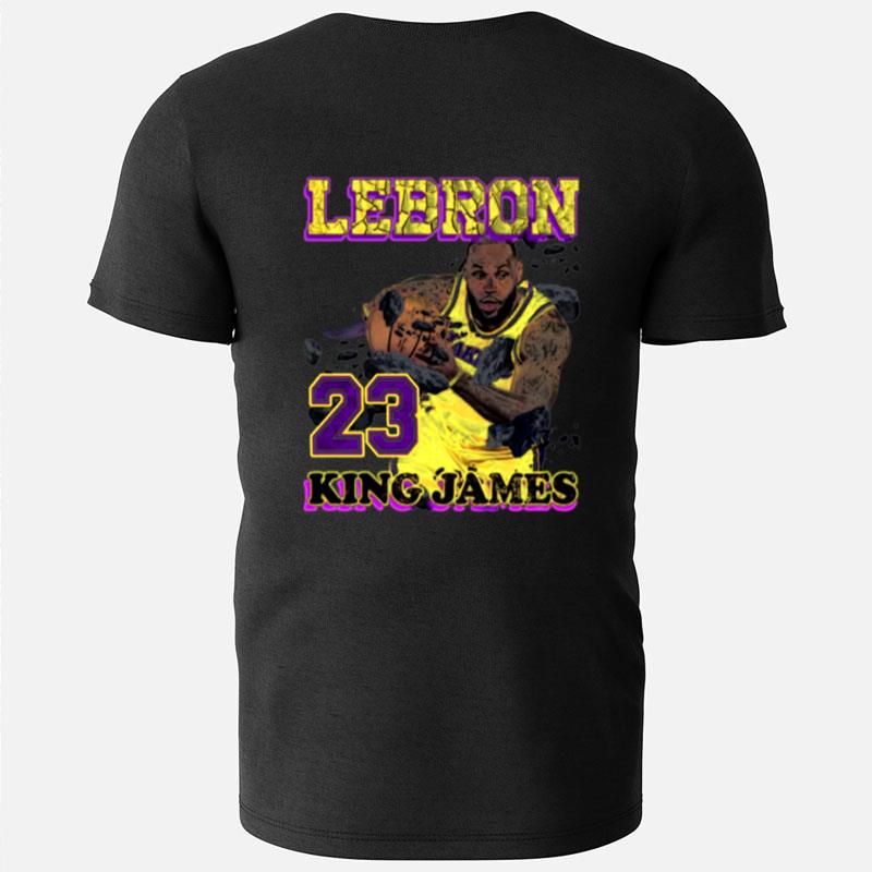 King Lebron James 90S Vintage Bootleg Style T-Shirts