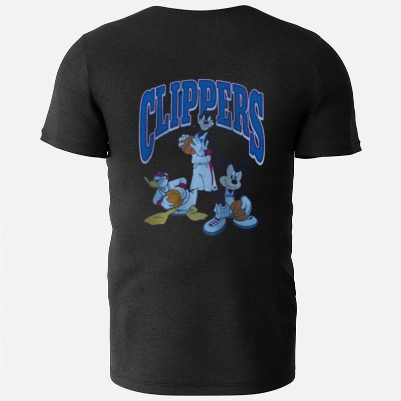 La Clippers Junk Food Team Mickey Squad Qb T-Shirts