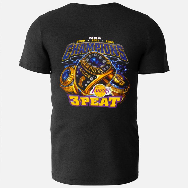 Lakers 2002 3Peat Champs Look T-Shirts