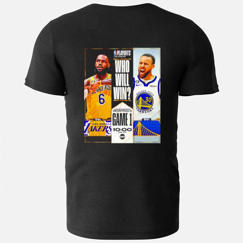 Lebron James Vs Stephen Curry Who Will Win T-Shirts