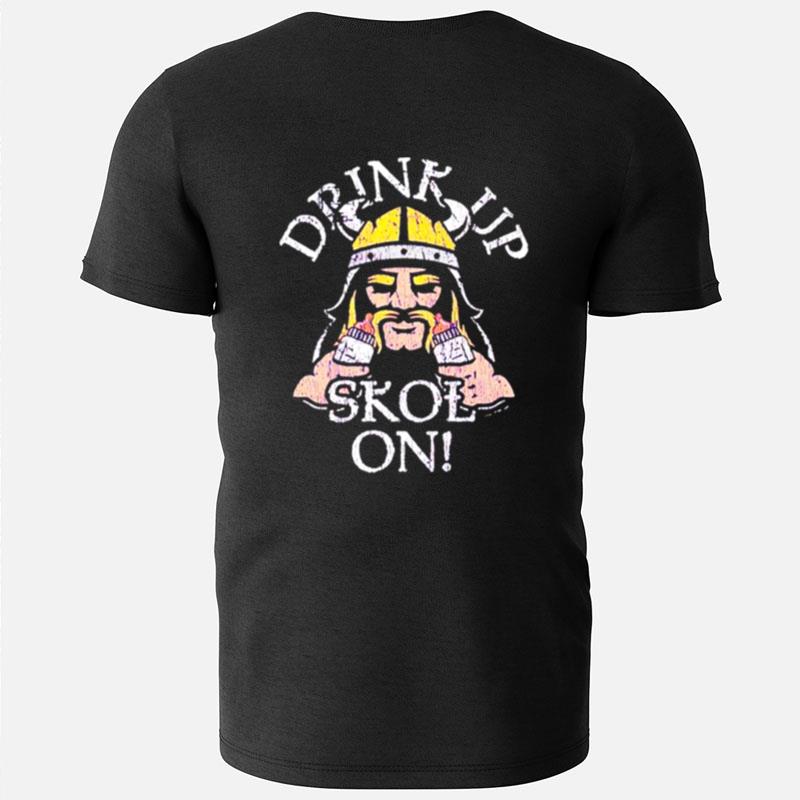 Minnesota Vikings Drink Up Skol On T-Shirts
