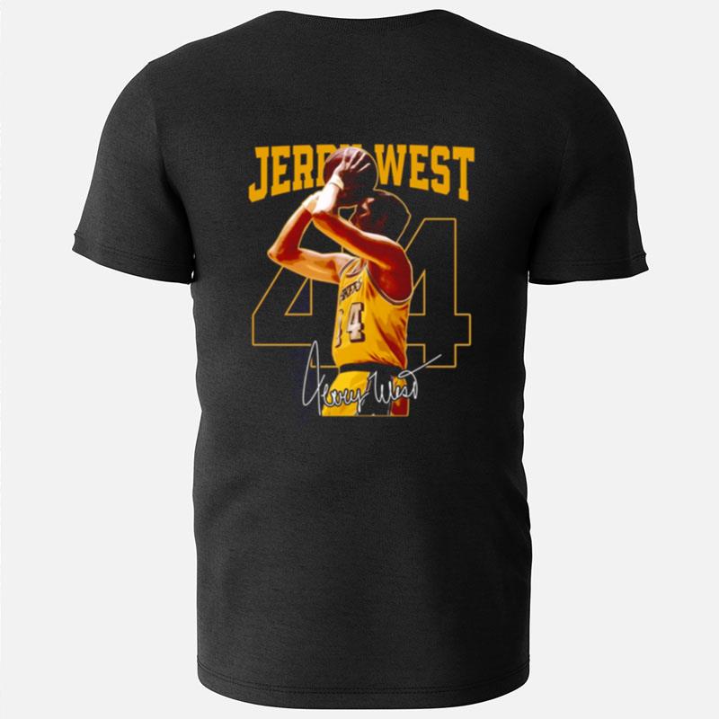 Mr Clutch Jerry West Los Angeles Basketball T-Shirts