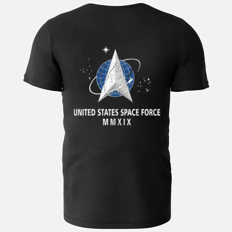 New United States Space Force Flag Distressed T-Shirts