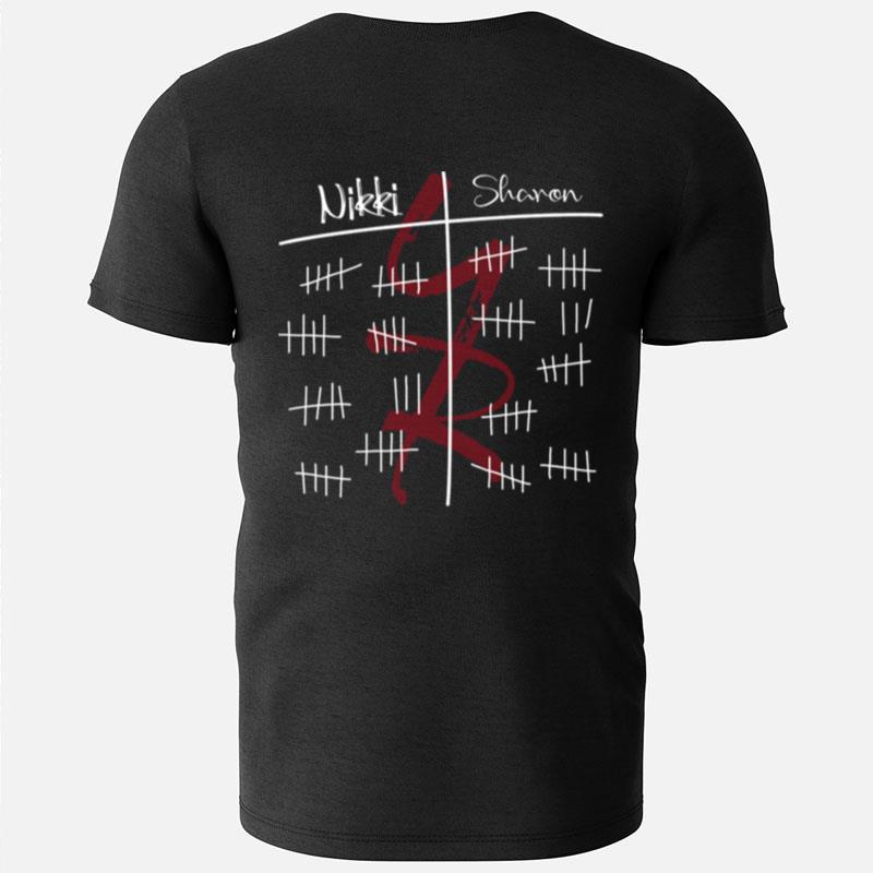 Nikki Sharon Scoresheet The Young And The Restless T-Shirts