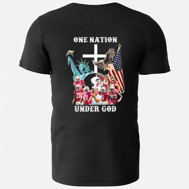 One Nation Under God Florida State Seminoles American Flag T-Shirts