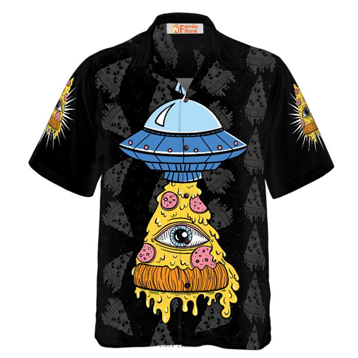 Pizza Alien Hawaiian Shirt