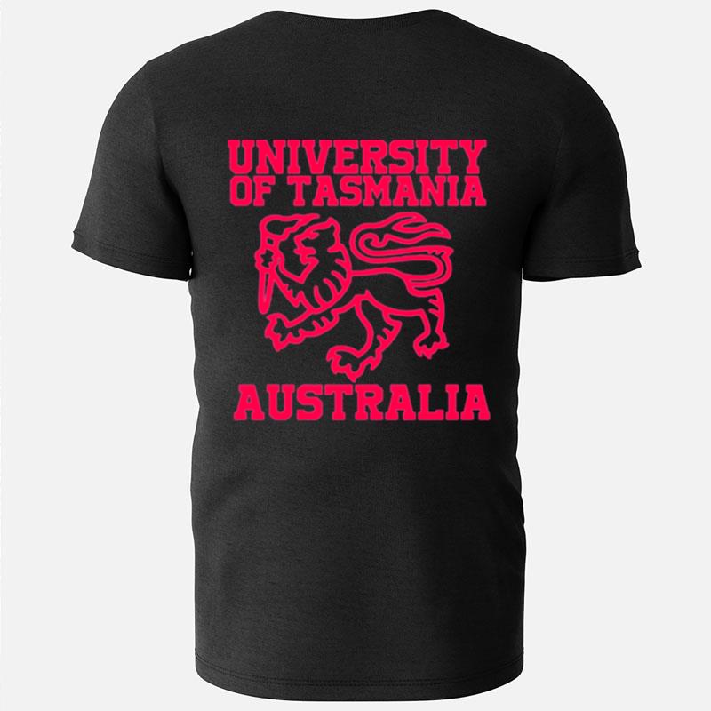 The Lion Logo University Of Tasmania T-Shirts